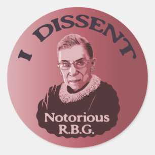 Notorious RBG -p Classic Round Sticker