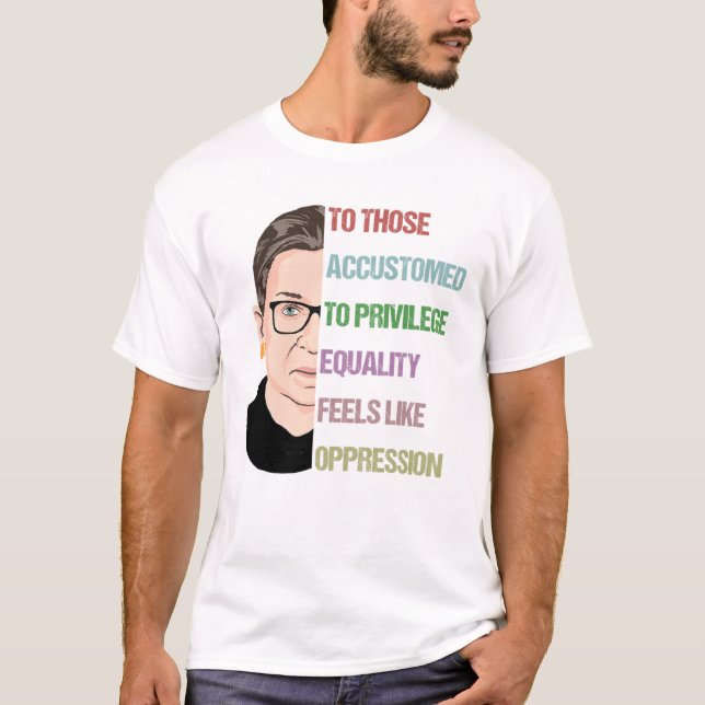 Notorious RBG Poster, Ruth Bader Ginsburg T-Shirt (Front)
