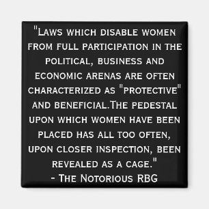 Notorious RBG Quote Magnet