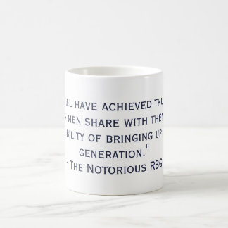 Notorious RBG Quote  Mug