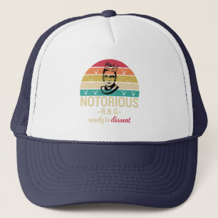 Notorious RBG, Ruth Bader Ginsburg, Girl Power Trucker Hat