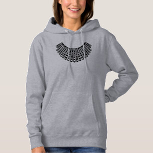Notorious RBG, Ruth Bader Ginsburg, RBG Collar Hoodie
