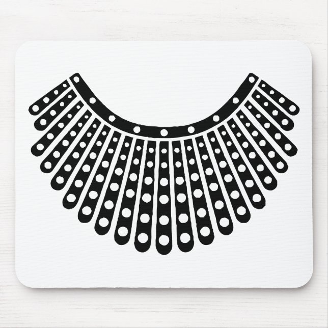 Notorious RBG, Ruth Bader Ginsburg, RBG Collar Mouse Mat (Front)
