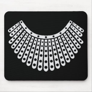 Notorious RBG, Ruth Bader Ginsburg, RBG collar Mouse Mat