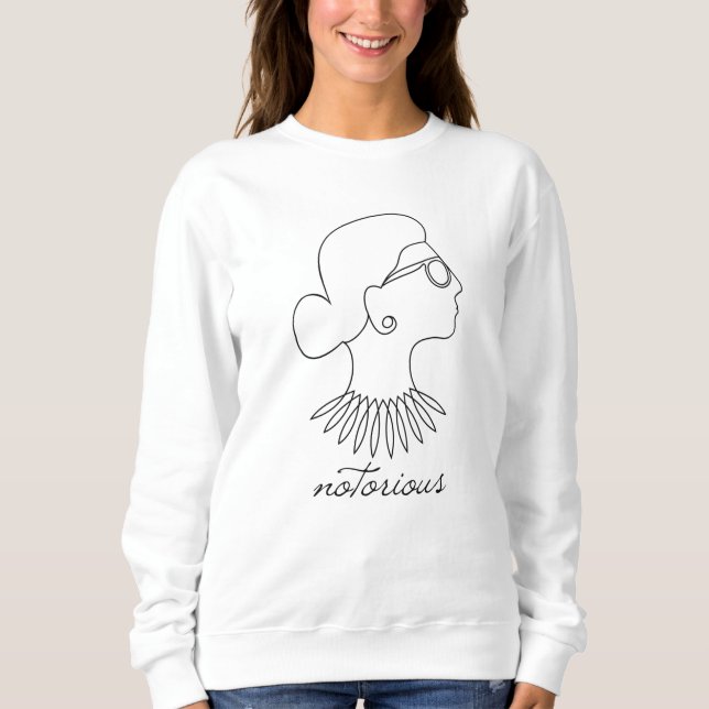 Notorious RBG Ruth Bader Ginsburg Sweatshirt (Front)
