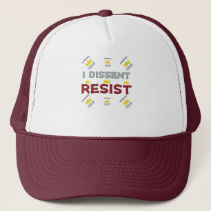 Notorious RBG Supreme Support I Dissent Resist Trucker Hat