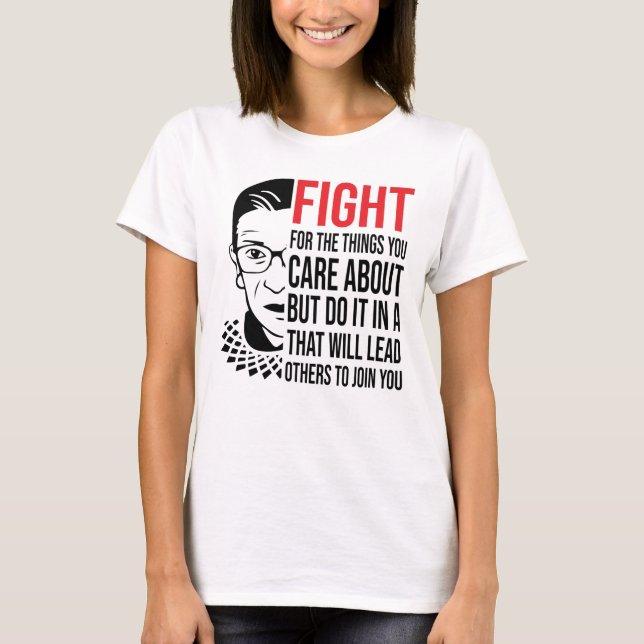 Notorious RBG, Womens March Ruth Bader Ginsburg T-Shirt (Front)