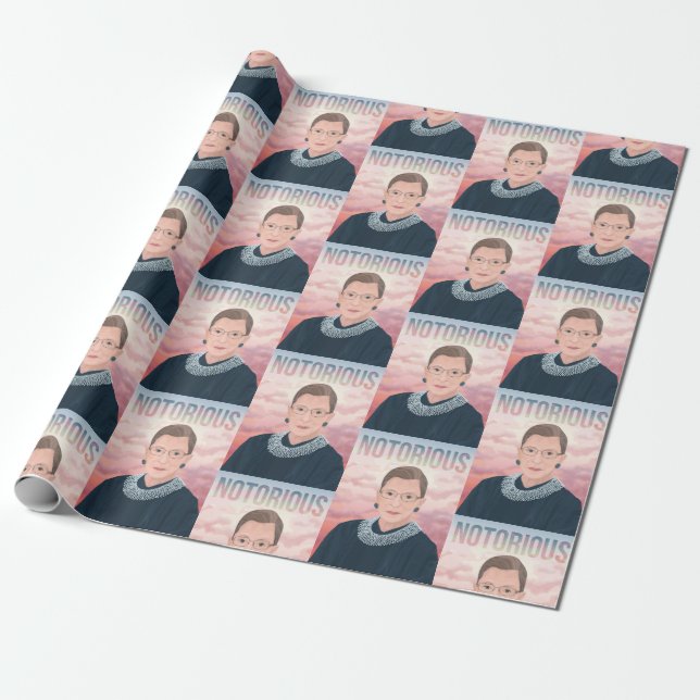 Notorious RBG Wrapping Paper (Unrolled)