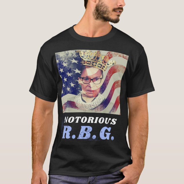Notorious RGB Ruth Bader Ginsburg Feminist Politic T-Shirt (Front)