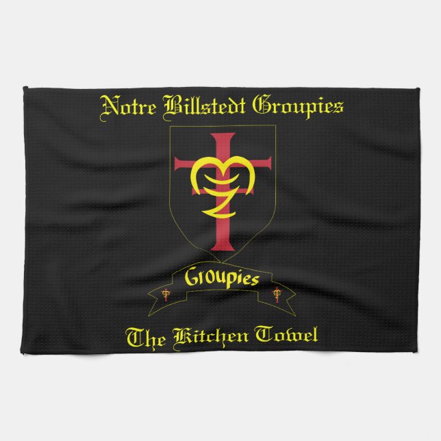 Notre Billstedt Groupies the Kitchen Towel (Horizontal)