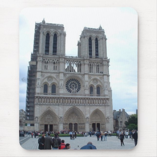 Notre Dam Cathedral Mouse Mat (Front)