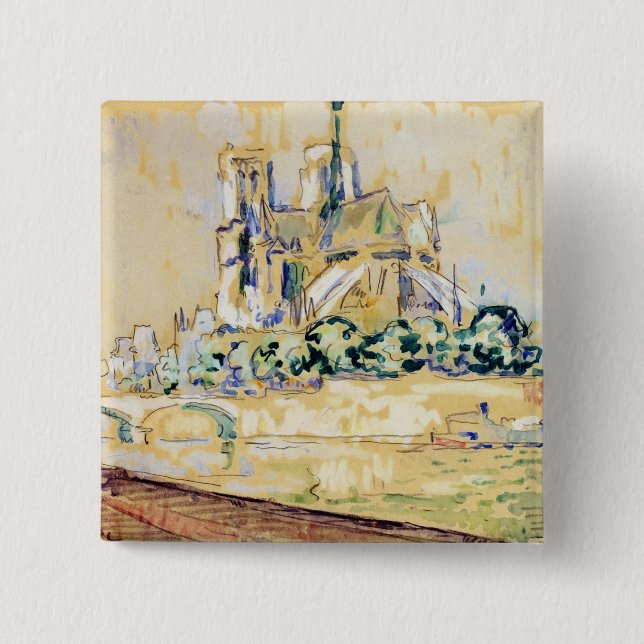 Notre Dame, 1885 15 Cm Square Badge (Front)