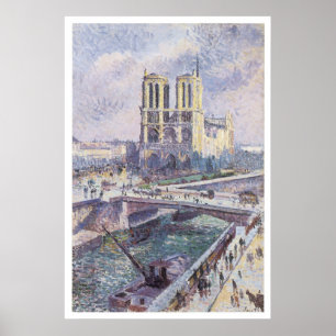 Notre Dame, 1899 Maximilien Luce Poster
