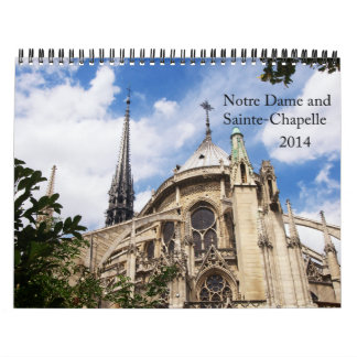 Notre Dame and Sainte-Chapelle Calendar 2014