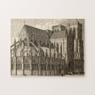 Notre-Dame Architecture Vintage Puzzle Gothic