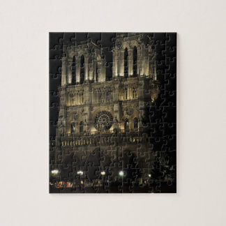 Notre Dame at Night Jigsaw Puzzle