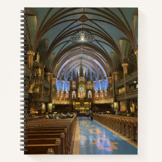 Notre Dame Basilica in Montreal Notebook