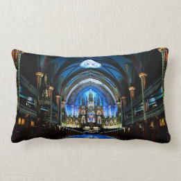 Notre Dame Basilica Lumbar Cushion