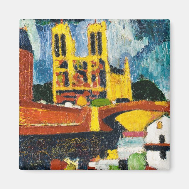 Notre Dame by Henry Lyman Sayen Magnet (Front)