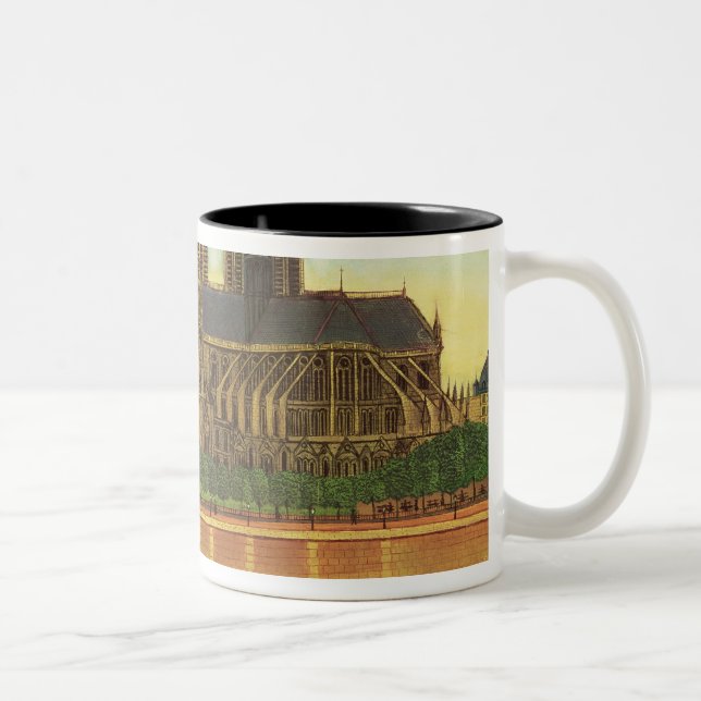 Notre-Dame  c.1933 Two-Tone Coffee Mug (Right)