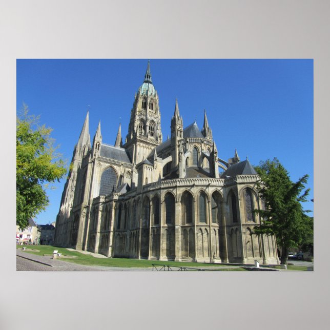Notre Dame Cathedral, Bayeux, France Poster (Front)
