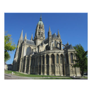 Notre Dame Cathedral, Bayeux, France Poster