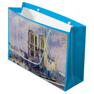 Notre Dame Cathedral Large Gift Bag