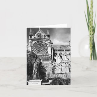 Notre Dame Cathedral, Paris ~ blank note card