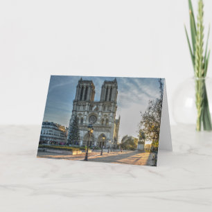 Notre Dame Cathedral Paris Christmas Card