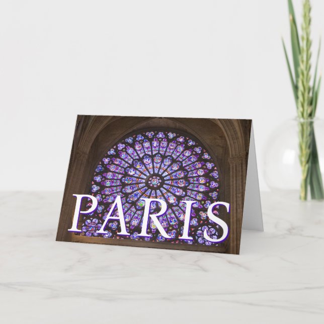 Notre Dame Cathedral | Paris, France | Birthday Card (Front)