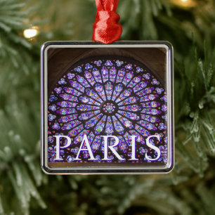 Notre Dame Cathedral   Paris, France Metal Tree Decoration