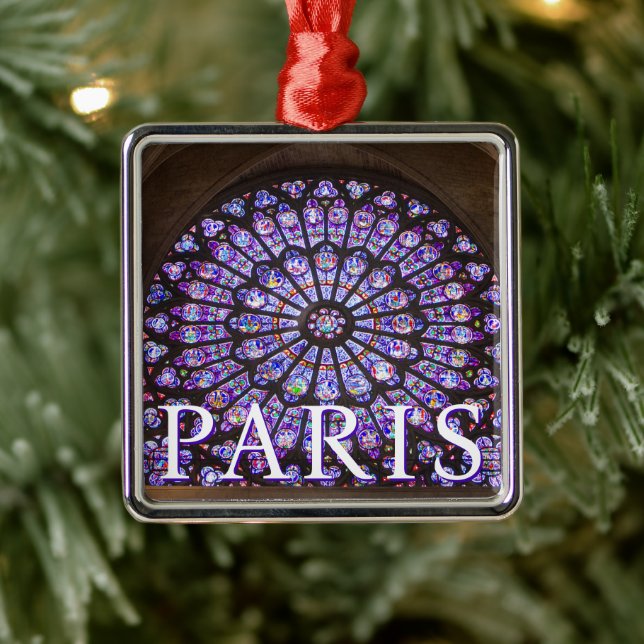 Notre Dame Cathedral | Paris, France Metal Tree Decoration (Tree)