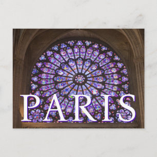 Notre Dame Cathedral   Paris, France   Thank You Postcard