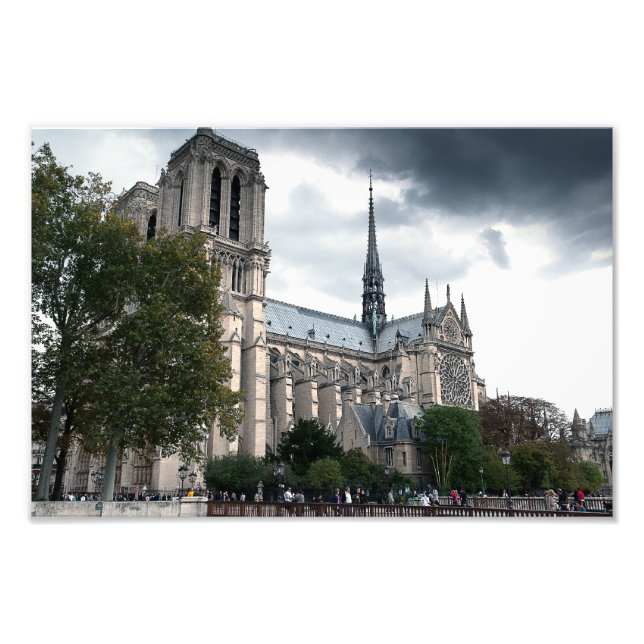Notre Dame Cathedral Paris Photo Print (Front)