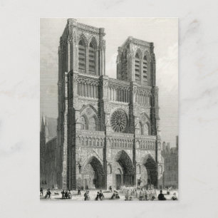 Notre Dame Cathedral, Paris Postcard