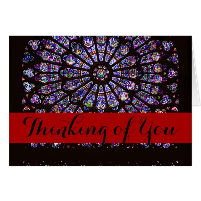 Notre Dame Cathedral Paris Rose Window (Front Horizontal)