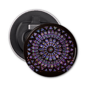 Notre Dame Cathedral Paris Rose Window Bottle Opener