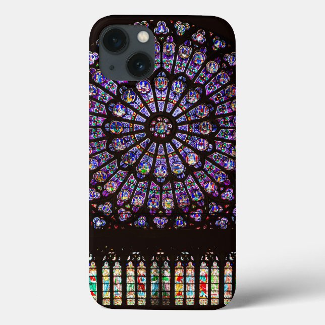 Notre Dame Cathedral Paris Rose Window Case-Mate iPhone Case (Back)