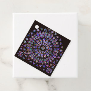Notre Dame Cathedral Paris Rose Window Favour Tags