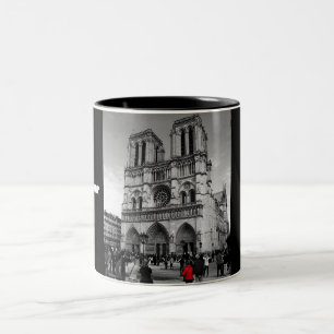 Notre- Dame Cathedral Paris Two-Tone Coffee Mug