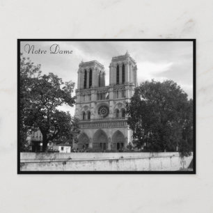 notre dame cathedral postcard