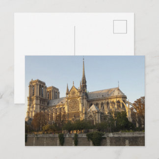 Notre Dame Cathedral Spier, Paris France Postcard