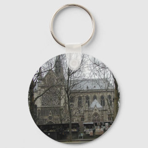 Notre Dame Church Key Ring