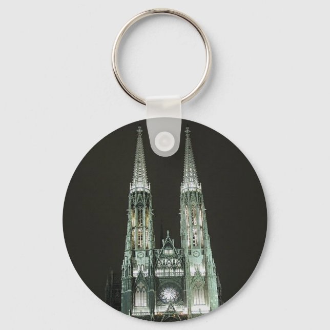 Notre Dame Church Key Ring (Front)