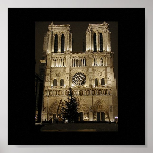Notre Dame Church Poster (Front)