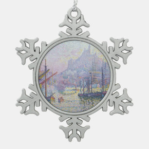 Notre-Dame-de-la-Garde La Bonne Mere Snowflake Pewter Christmas Ornament