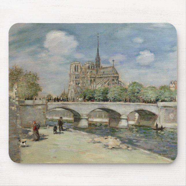 Notre Dame de Paris, c.1900 Mouse Mat (Front)