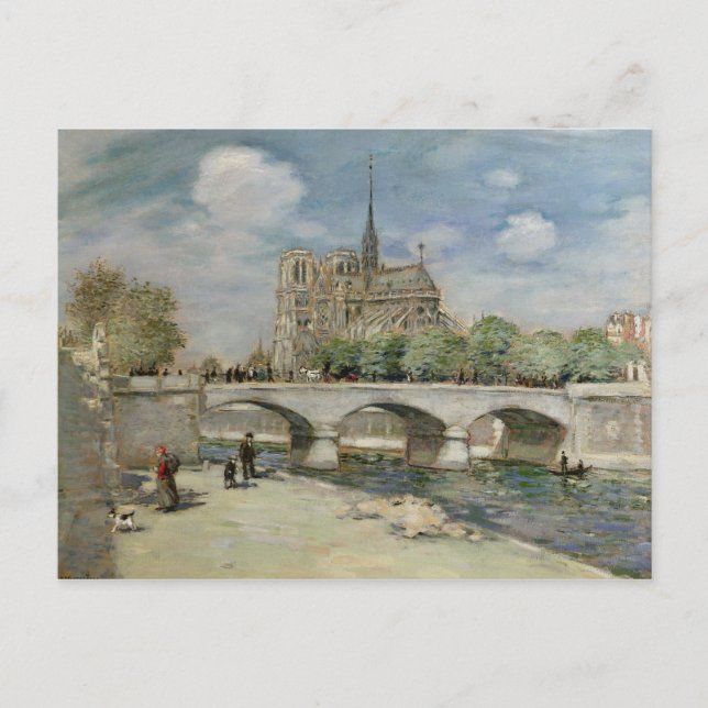 Notre Dame de Paris, c.1900 Postcard (Front)