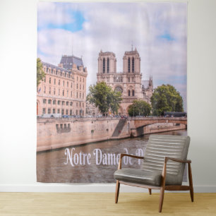 Notre Dame de Paris France Catholic cathedral Tapestry
