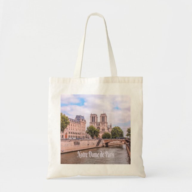 Notre Dame de Paris France Catholic cathedral Tote Bag (Front)